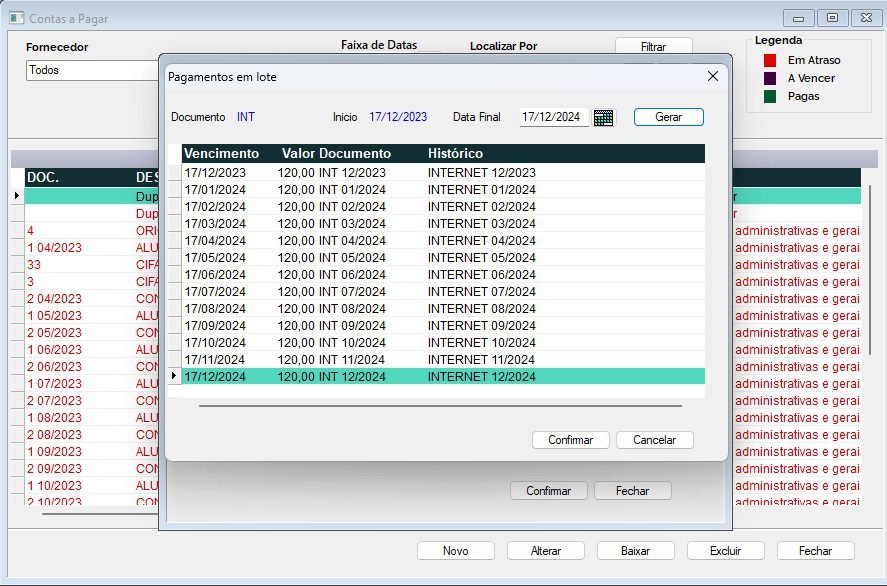 contas a pagar pagamento em lote Os melhores sistemas para loja. Melhor custo benefício do mercado!