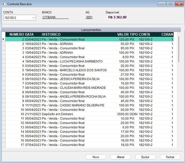 controle bancario 1 Os melhores sistemas para loja. Melhor custo benefício do mercado!