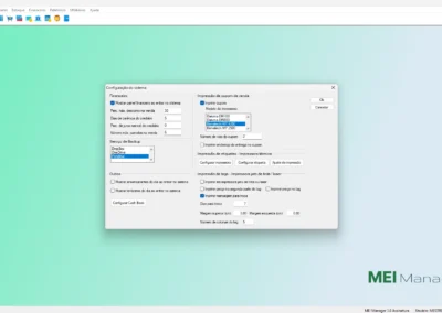 MEI Manager Configuracao Os melhores sistemas para loja. Melhor custo benefício do mercado!