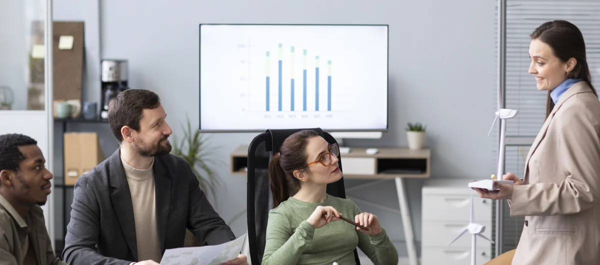 Reunião de equipe da empresa